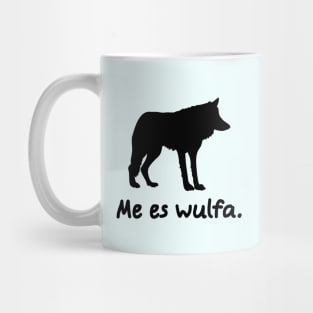 I'm A Wolf (Lingwa de Planeta) Mug